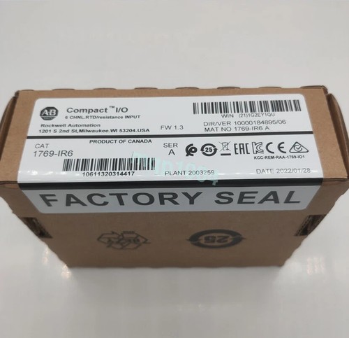 New Factory Sealed AB 1769-IR6 SER A CompactLogix Input Module RTD 1769IR6