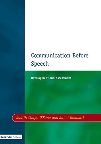 Communication before Speech: Development and Assessment-Judith C