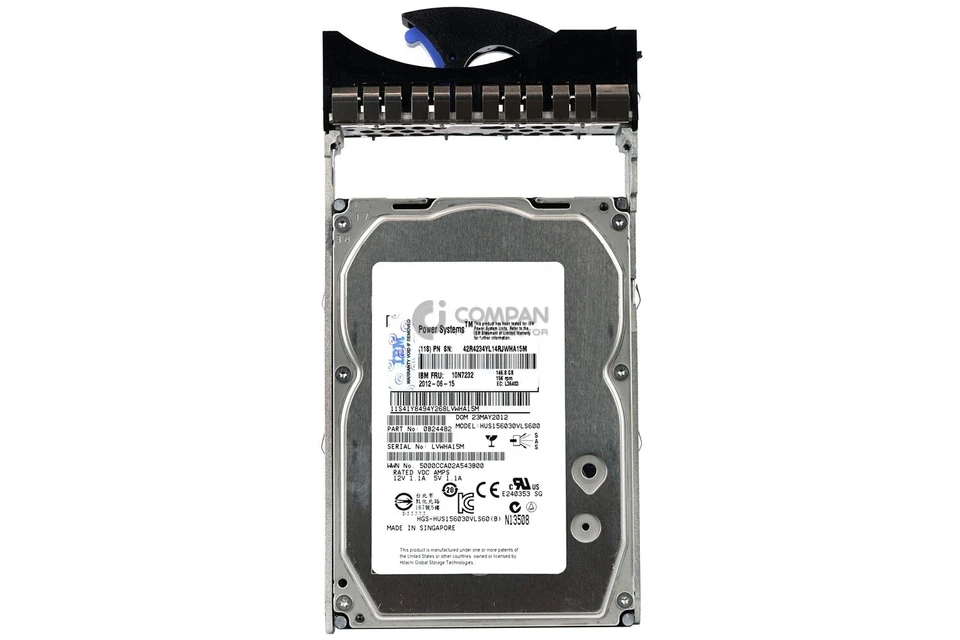 10N7232 IBM HDD 146.8GB 15K SAS 3G 3.5" LFF FOR IBM POWER SERIES - Image 3 of 4