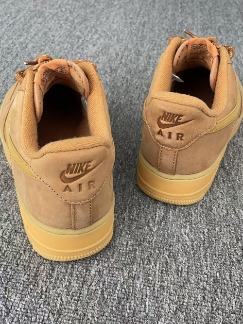US Nike Air Force "Triple Brown" Low Top Sneakers For Men