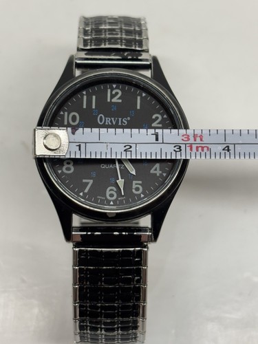 Orvis Day Date Military Field Watch 12 24 Hour Dial - Picture 7 of 7