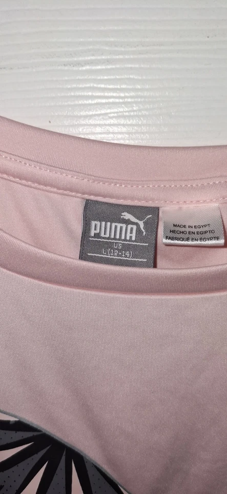 Vestido rosa feminino Puma tamanho grande 12-14 - Imagem 2 de 2