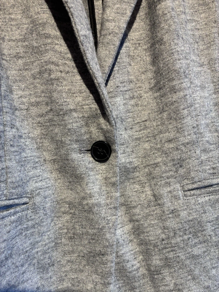 Blazer Banana Republic para mujer 6 mezcla de lana espiga chaqueta ropa de trabajo de oficina Foto 2 de 4