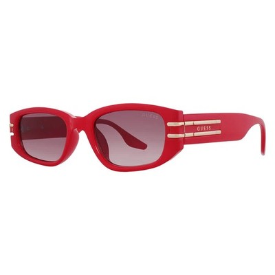 Guess Factory Brown Gradient Rectangular Ladies Sunglasses GO00071 66F 53
