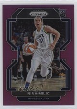 2022 Panini Prizm WNBA Purple Prizm 72/99 Nina Milic #25 11ba