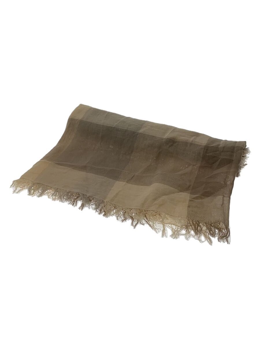 Estola de algodón beige liso para mujer ASAUCE MELER usada