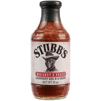 Stubb s BBQ Sauce,   Whiskey & Peach   18 oz (Pack of 2)