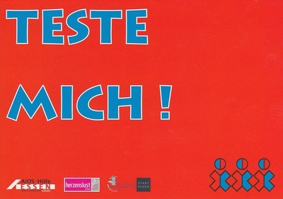 Test me! - AIDS Aid Food - Collectible Postcard (521)