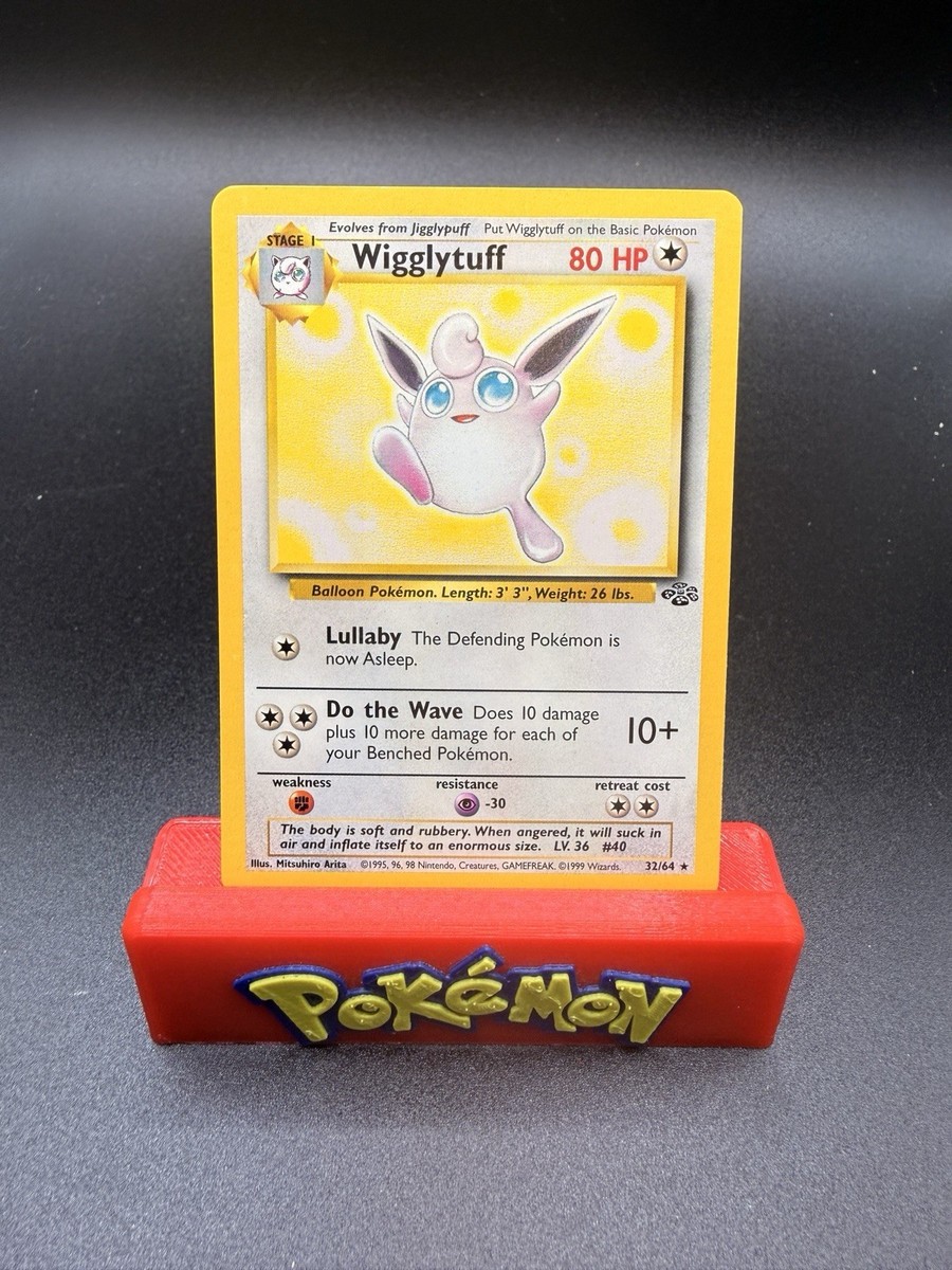 1999 wigglytuff pokemon card ex 222/091 BLASTFROMTHEPAST Vintage 1999 Jungle Booster