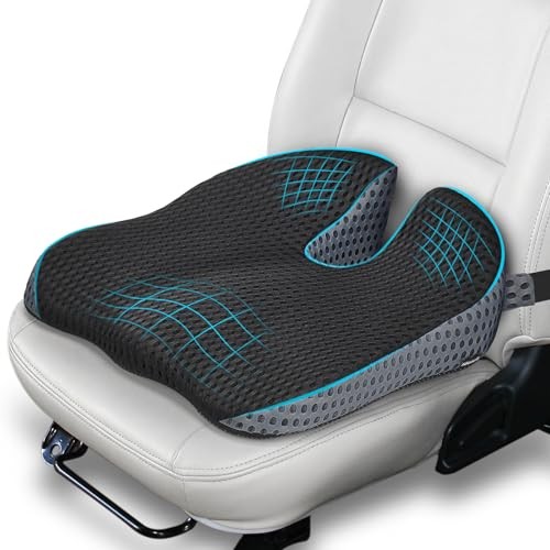 Ajiteogy Car Seat Cushion, Memory Foam Car Wedge Seat  Assorted sizes 