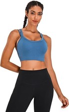 Sports Bras for Women HIigh Support, Criss-Cr...
