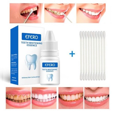 Teeth Whitening Essence Serum Gel Oral Hygiene Dental Care Remove Plaque Clean #