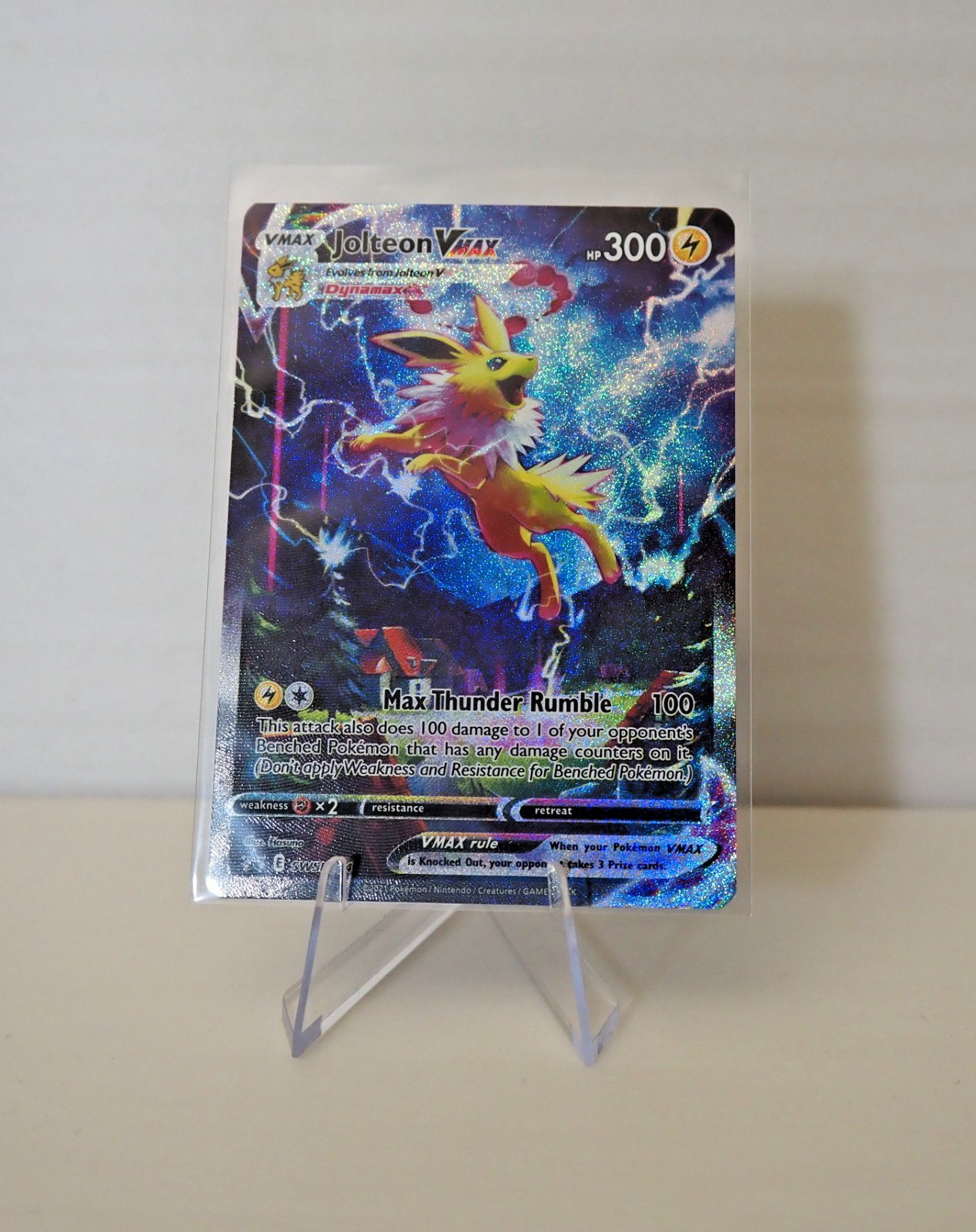 Jolteon VMAX SWSH184 Pokemon Promo Full Art Alternate Art Mint