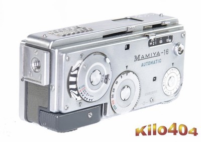 Mamiya 16 Automatic + 25mm 1:2,8 Secor   16mm Film   von 1959