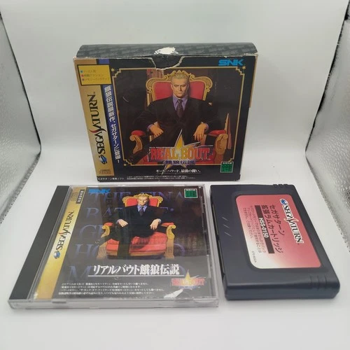Sega saturn NTSC Japanese Real Bout SNK Fatal Fury Garou Densetsu Pack + Ram