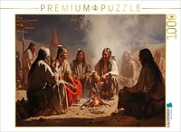 Calvendo Puzzle Meeting Of The Elders - Life Of The Native Americans | 1000 Piec