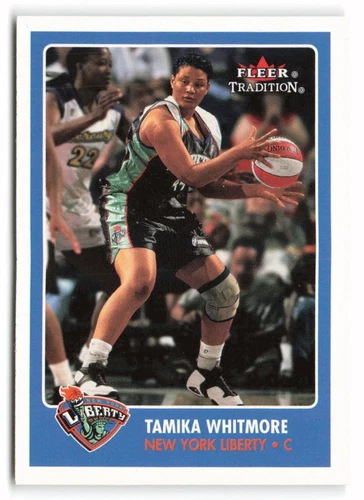 2001 Fleer Tradition WNBA #42 Tamika Whitmore New York Liberty