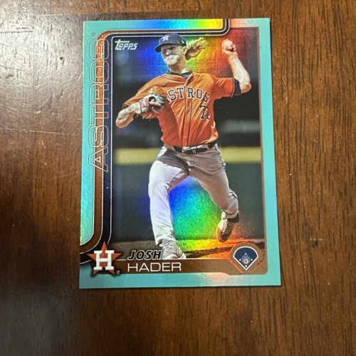2025 Topps Josh Hader [Aqua Rainbow Foil] #271 Houston Astros | eBay