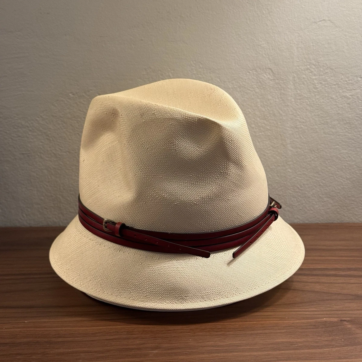 Philip Treacy Brown Wool Felt Hat Snake Embossed Leather Bow Fascinator EUC OS Philip Treacy Hat - Etsy main image 3