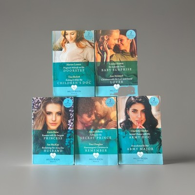 Mills & Boon Medical Books Bundle x5 - Mixed Authors - Modern - 10 Stories