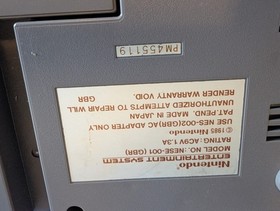 BOXED Nintendo NES Control Deck Console & Super Mario Bros 2x Pads Tested Works 