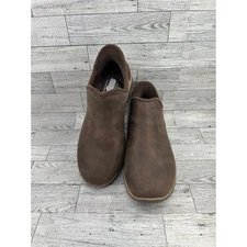 Skechers Slip Ins Air Cooled Memory Foam Chocolate Brown Mule Shoe 6.5