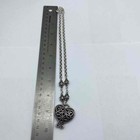 Brighton Silver Tone Heart Jewelry Lot of 3 Necklace Curb and Bangle Bracelets — photo 7