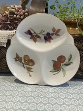 Royal Worcester Evesham Gold CRUDITES DIP DISH Boxed ( EBR)