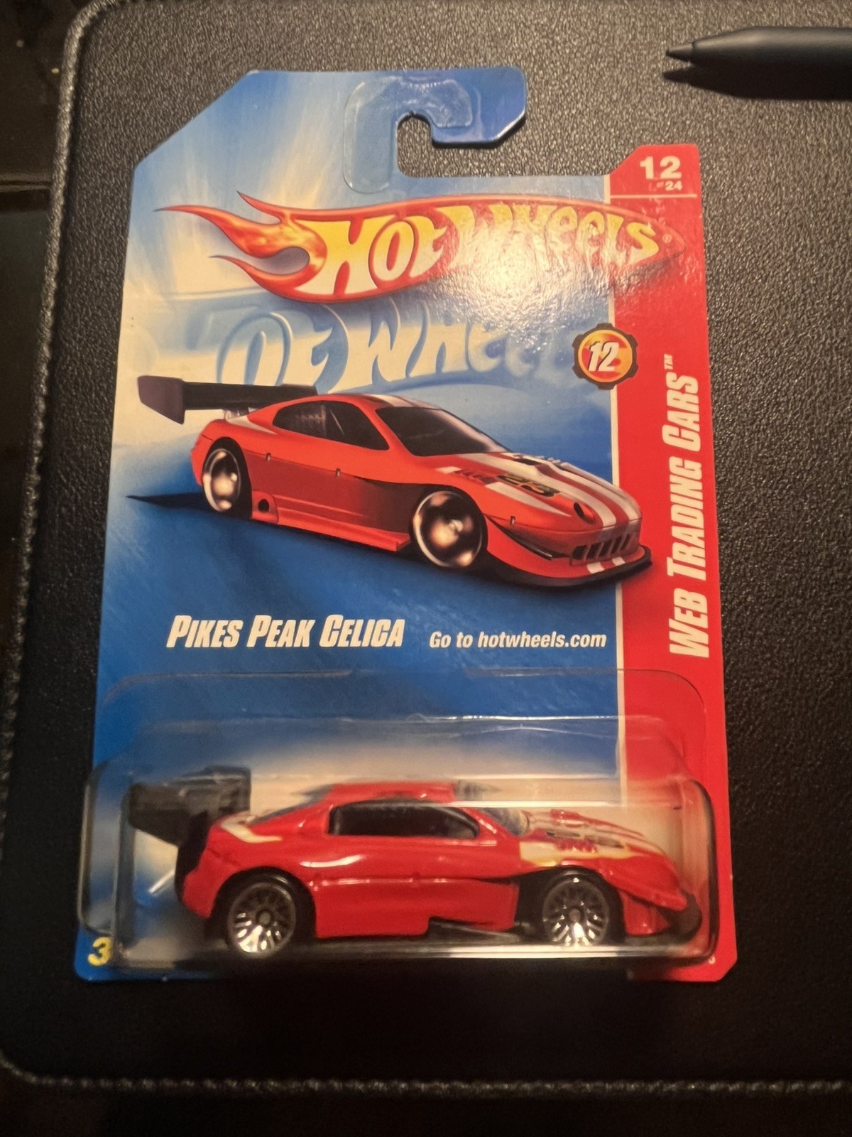 2008 Hot Wheels Pikes Peak Celica Toyota Web Trading Cards Die Cast Car Model