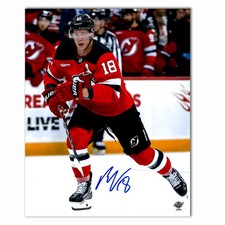 Ondrej Palat Autographed New Jersey Devils Home Photo 8x10