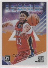 2018 Panini Donruss Optic League Leaders Orange Prizm 17/39 Anthony Davis #5 7y2