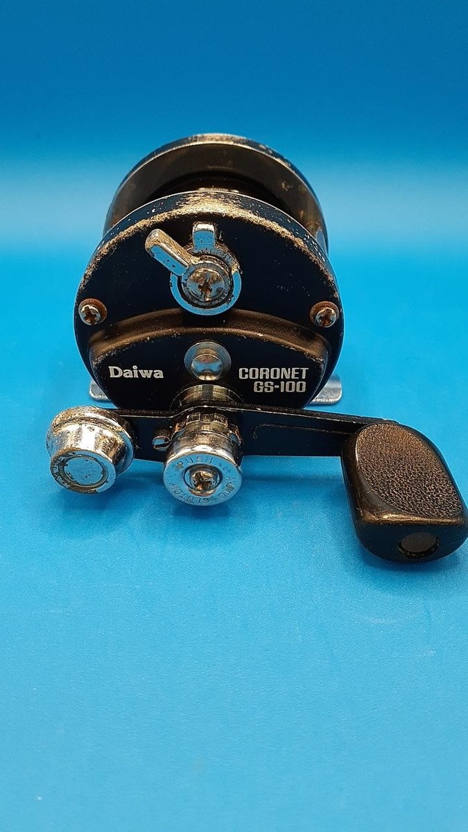 Daiwa Coronet GS100 リール Daiwa Coronet GS100 Fishing Reel, Rare Vintage, Maintained