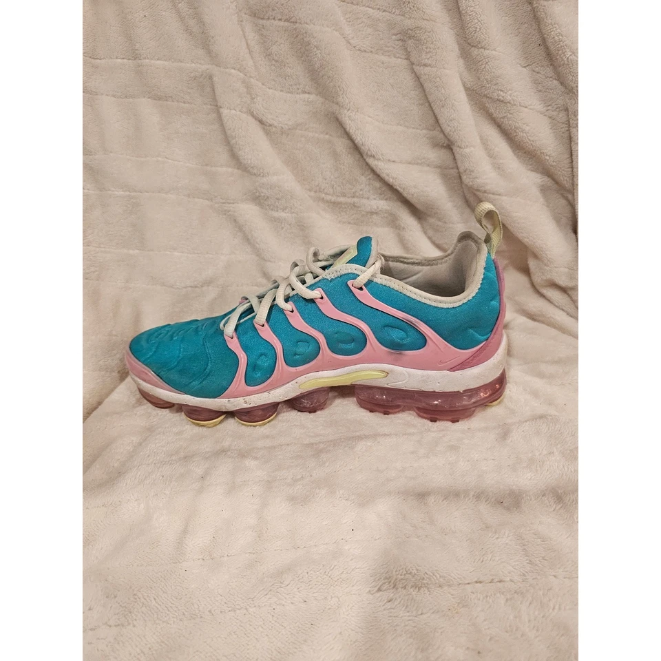 Nike Air Max VaporMax Plus Teal Pink Womens Sneakers Size 8 Shoes - Image 4 of 4