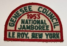 1953 National Jamboree Genesee  Council New York  JSP JCP Boy Scout FD1