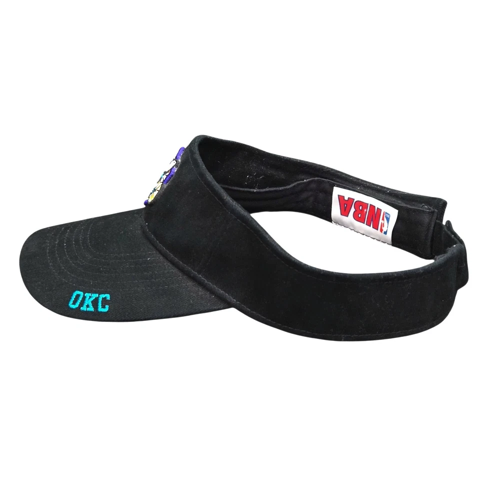 Винтажный солнцезащитный козырек 06-07 OKC New Orleans Pelicans Oklahoma для взрослых 100% хлопок редкий - Изображение 3 из 4