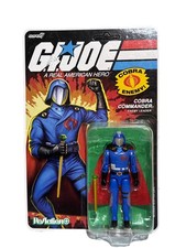 Super7 - G.I. Joe - ReAction Wv6 - Cobra Commander Movie Black Cape New Toy