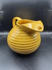 Vintage Bauer Pottery Pitcher Ringware W/Ice Lip Beehive Yellow Rare- Flaw READ