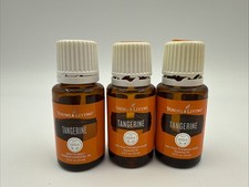 Lot Of 3 Young Living Essential Oil -Tangerine- 15ml One Sealed 2 Used