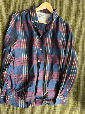 LOT Of 2 ACNE Studios Men Shirt Classic Fit size 46+48
