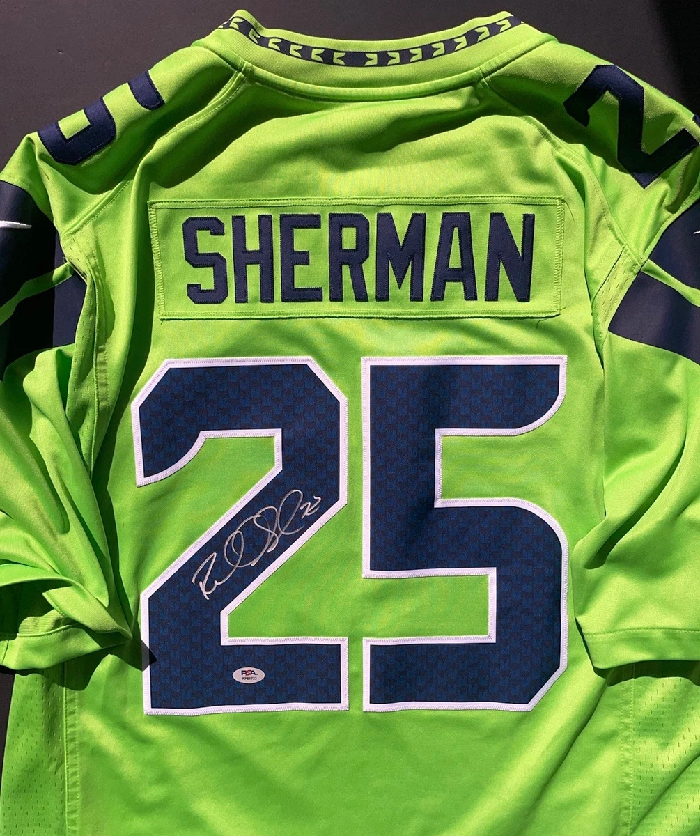 Richard Sherman Seattle Seahawks NFL Original Autographed Jerseys