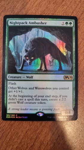 * * 1x Mochila de noche FOIL Ambusher x1 * * M20 MTG CASI NUEVA casi nueva - Imagen 1 de 10