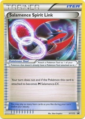Salamence Spirit Link - XY172 - Promo - Lightly Played - XY Black Star Promos