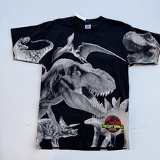 Vintage 1997 Jurassic Park The Lost World AOP Murina USA Movie Shirt Large