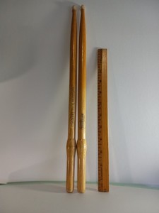 Country Dick Montana Vintage TRUELINE Drumsticks (Pair) Rare 16" Nylon Tips
