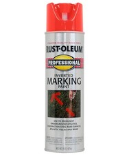 Professional Inverted Fluorescent Red-Orange Marking Spray Paint