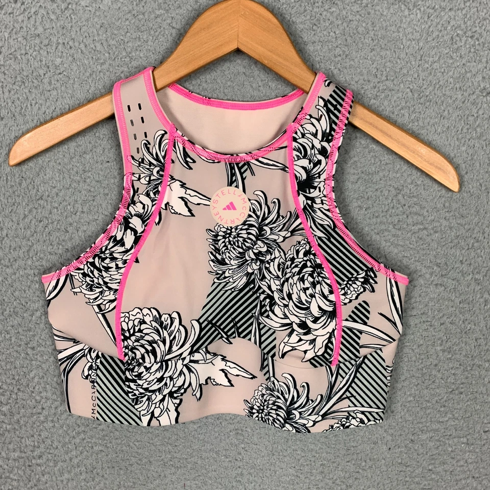 Camiseta corta Adidas Stella McCartney True Purpose talla pequeña recortada atlética lote de 2 Foto 2 de 4