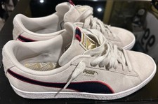 PUMA Suede Classic Sport Stripes Men's Sneaker White Navy Red 366615-01