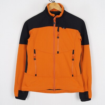 HAGLOFS Women's Jacket Size 38 UK12 Orange Stretch Gore