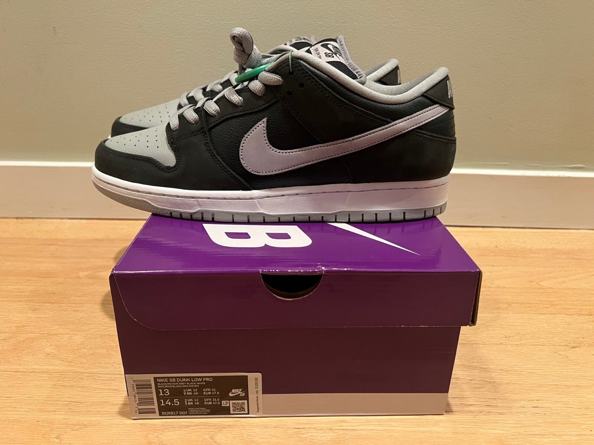 Nike Dunk Low Pro SB Japan J-Pack Shadow Grey Black White Nike Dunk Low Pro SB Japan J-Pack Shadow Grey Black White