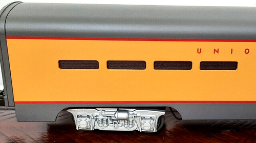 MTH ~ O GAUGE ~ UNION PACIFIC ~ ALUMINUM - SLEEPER/DINER SET ~ MT-6119 (20-6119) - Picture 11 of 20